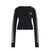 WRAP AROUND CARDIGAN / BLK