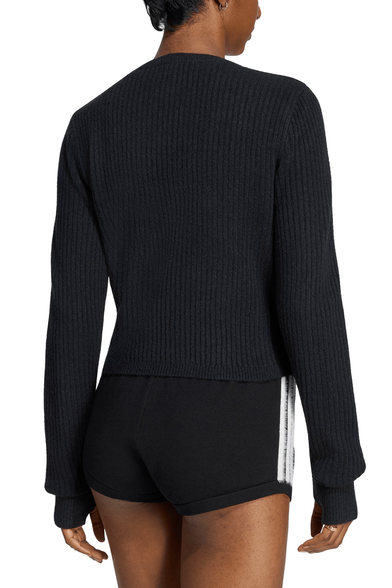 WRAP AROUND CARDIGAN / BLK