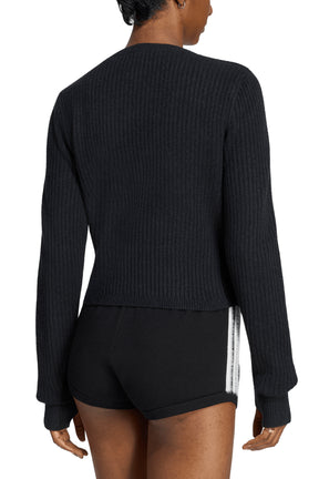 WRAP AROUND CARDIGAN / BLK