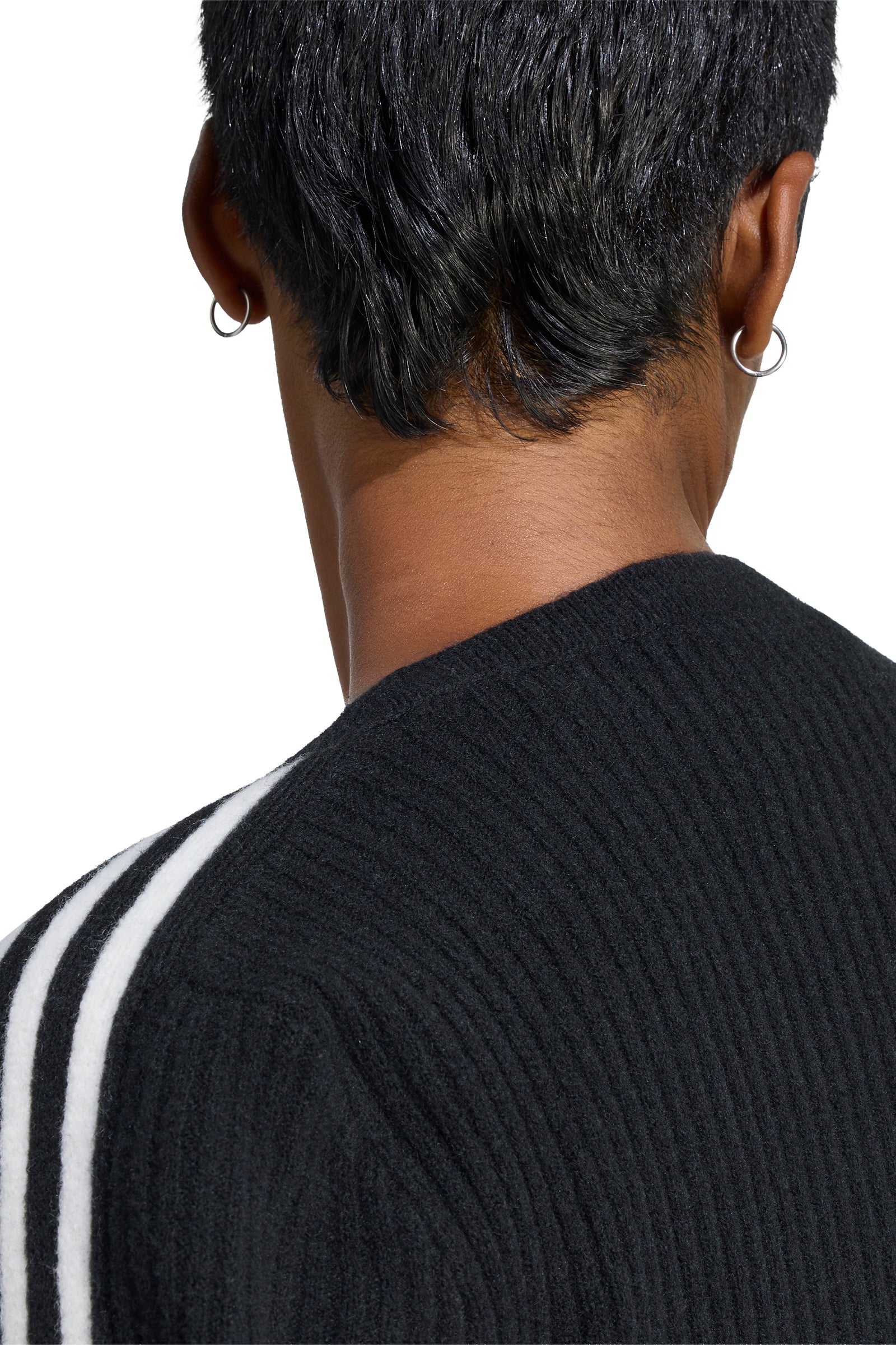 WRAP AROUND CARDIGAN / BLK