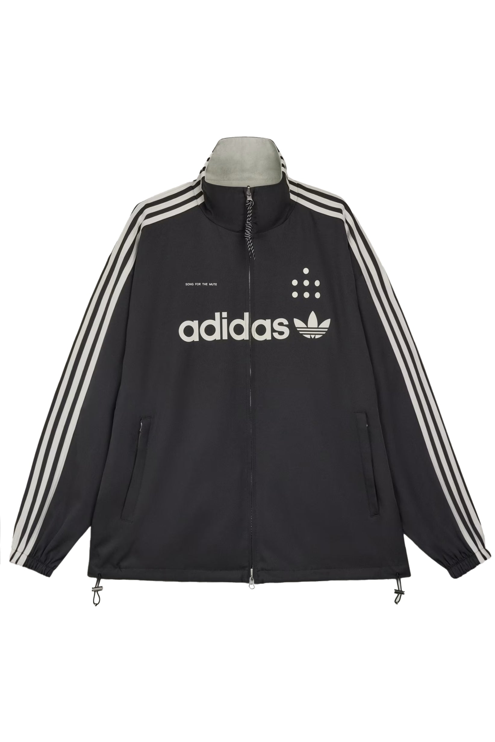 REVERSIBLE TRACK TOP / BLK&OFF WHT