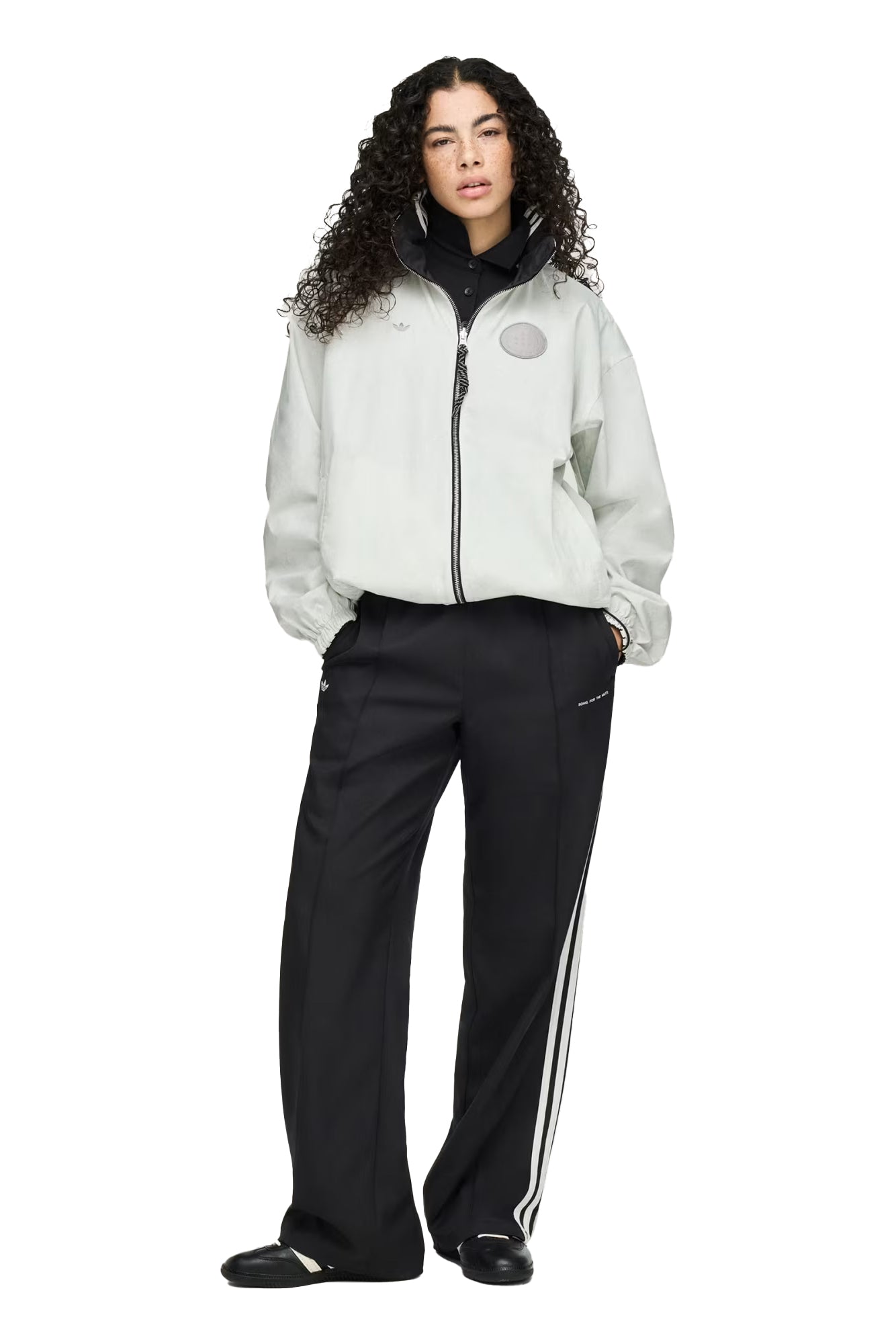 REVERSIBLE TRACK TOP / BLK&OFF WHT