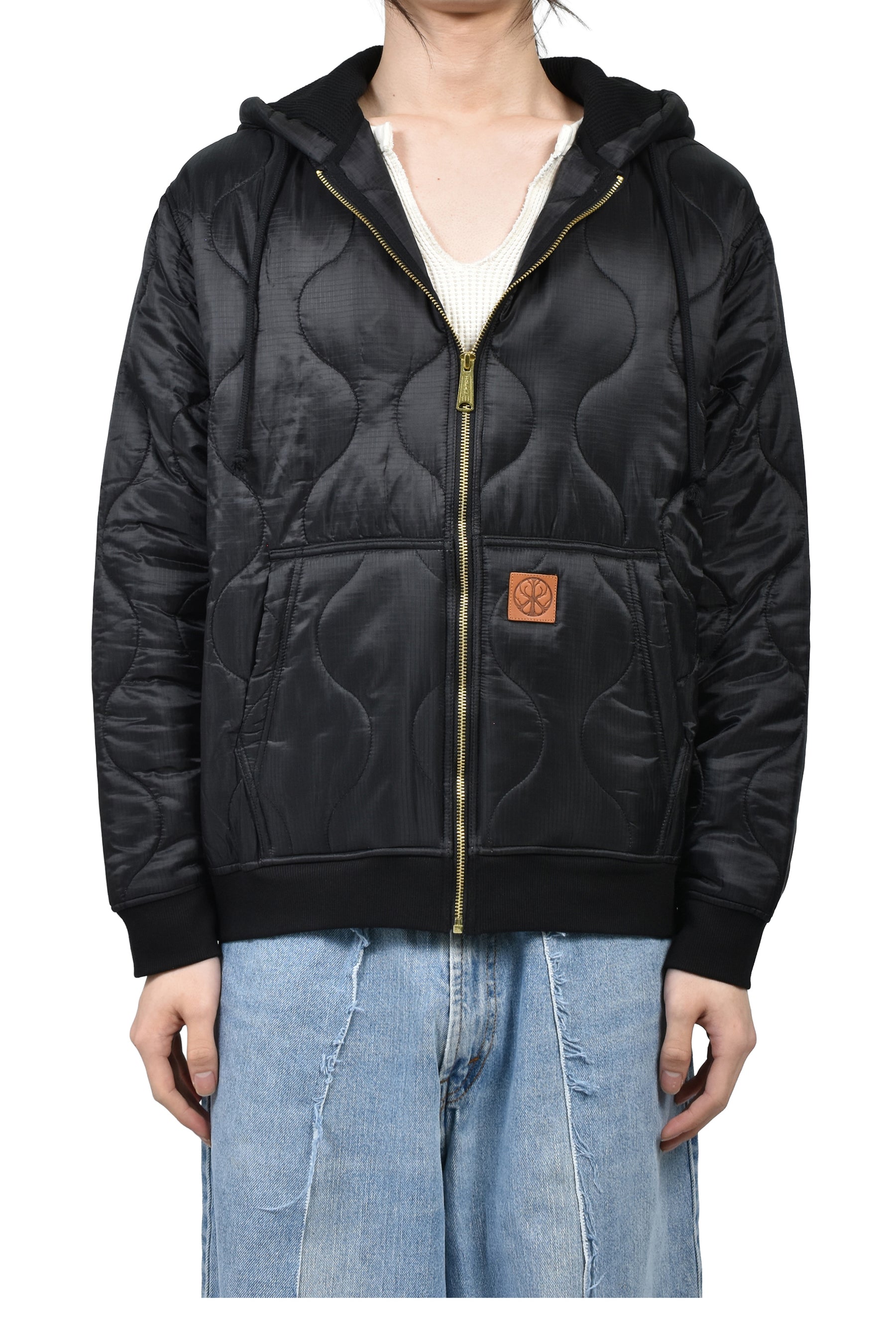 NVCLEAR ニュークリア FW25 LINER ZIP HOODIE / BLK - NUBIAN ヌビアン