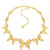 METAL MULTI BOWKNOT NECKLACE / GLD