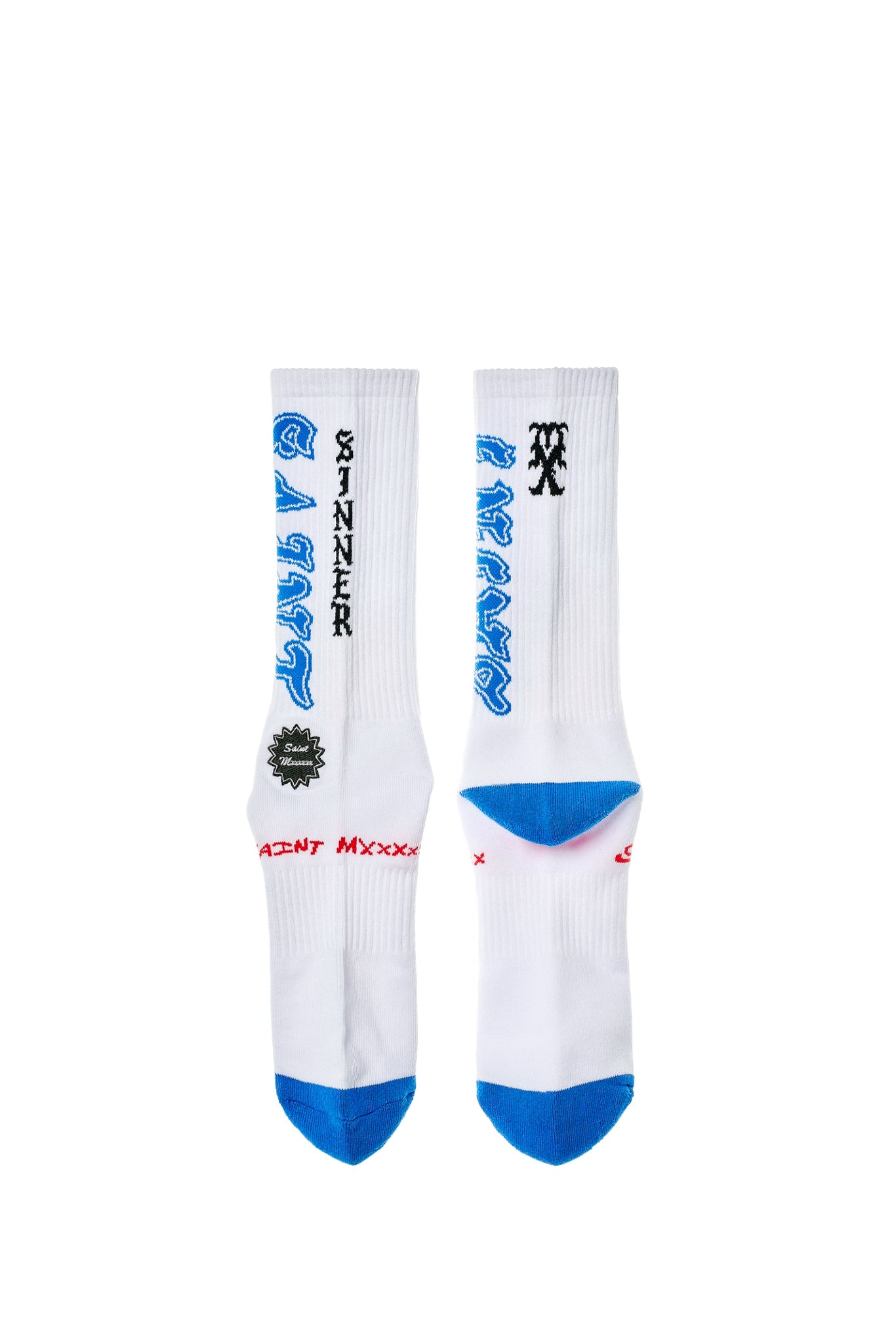 SOCKS/SAINT / WHT/BLU
