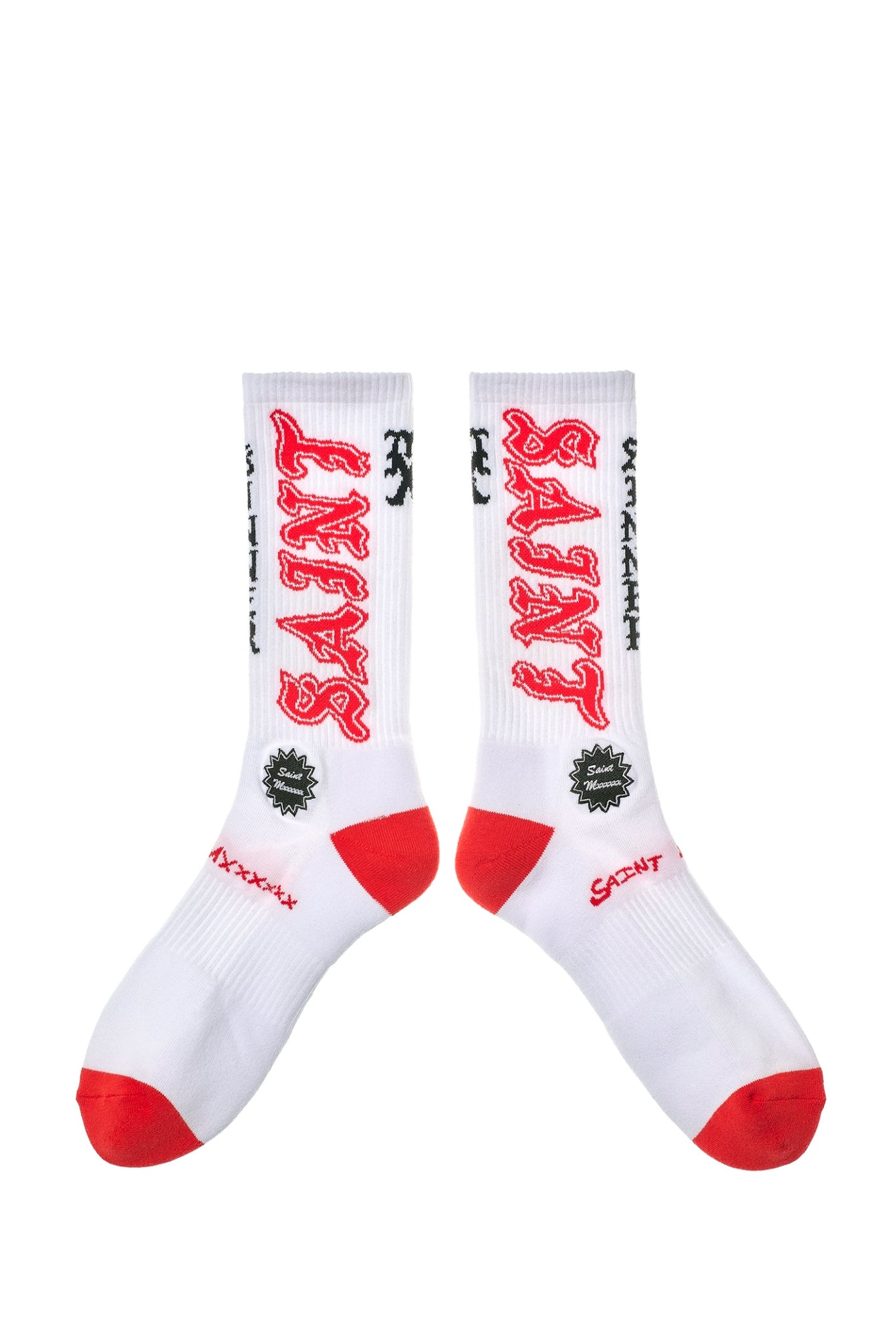 SOCKS/SAINT / WHT/RED