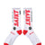 SOCKS/SAINT / WHT/RED