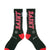 SOCKS/SAINT / BLK/RED