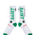SOCKS/SAINT / WHT/GRN