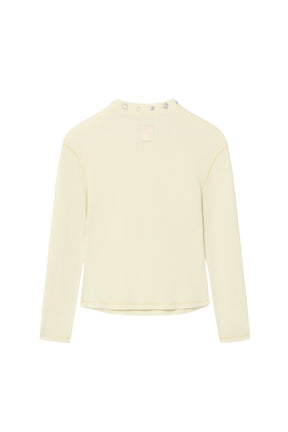 LOGO PATCHWORK T-SHIRT / LIGHT GRN