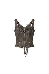 STRAP TANK TOP / RETRO BLK