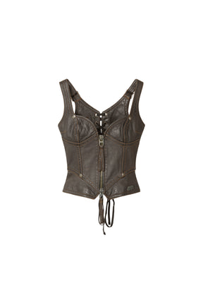 STRAP TANK TOP / RETRO BLK