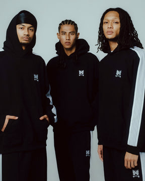 BREATH × Needles TRACK HOODY - SWEAT / BLK WHT