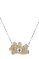 METAL GREETING BEAR NECKLACE / BRW