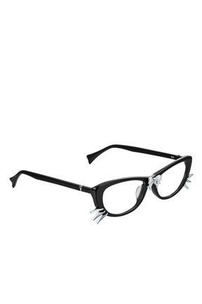 BOWKNOT KITTEN WHISKER GLASSES / SIL