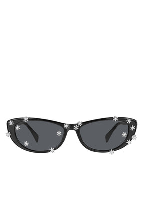 FLOWER SUNGLASSES / BLK