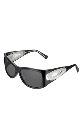 HAIR CLIP SUNGLASSES / TRANSPARENT