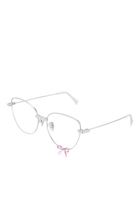 METAL BOWKNOT GLASSES / PNK