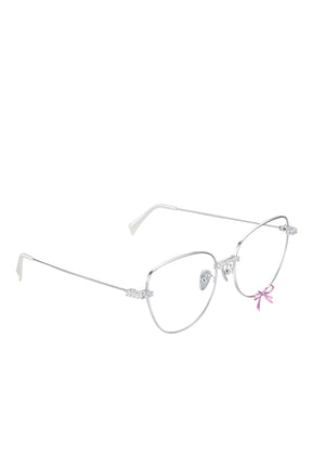 METAL BOWKNOT GLASSES / PNK