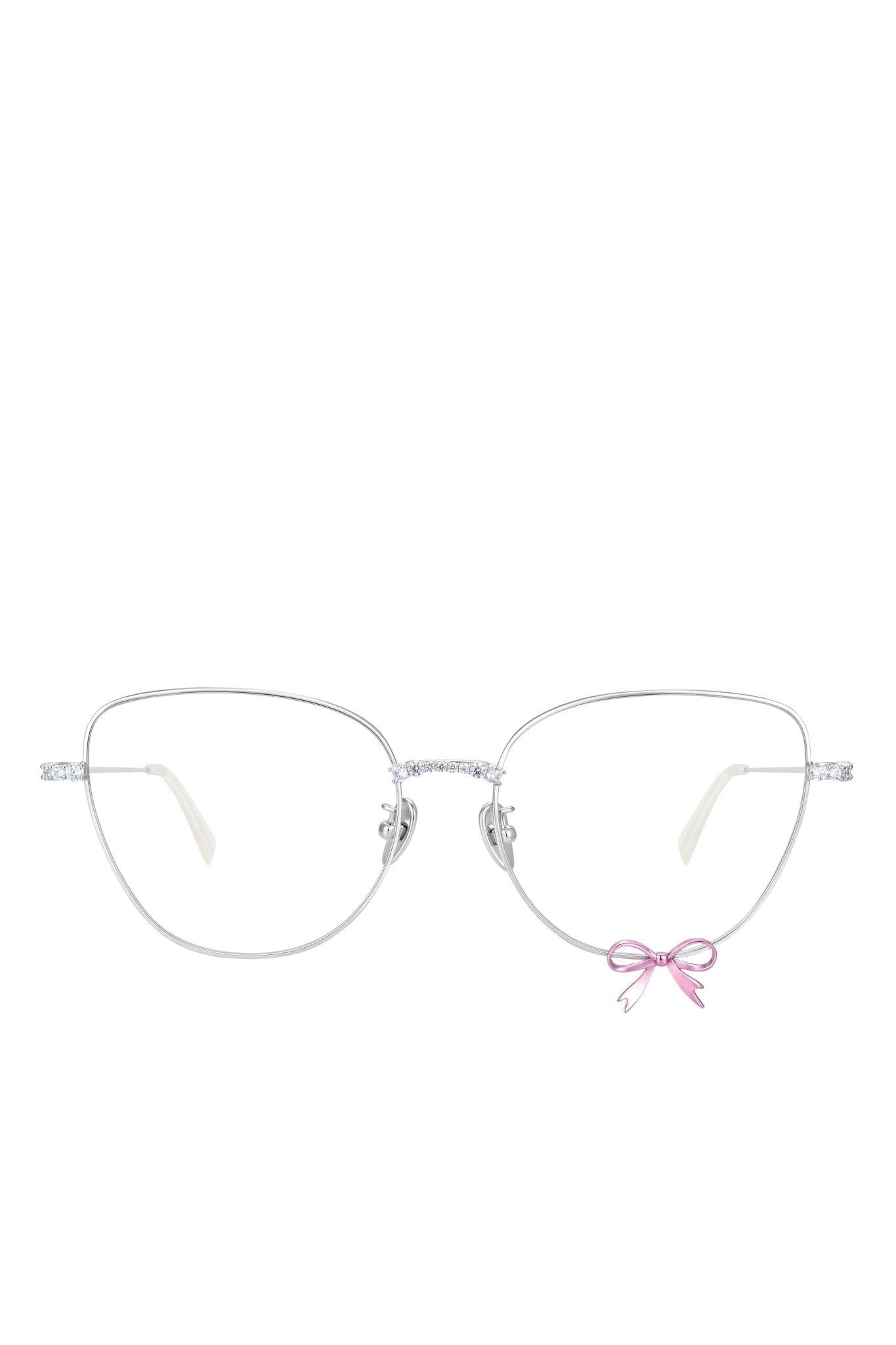 METAL BOWKNOT GLASSES / PNK