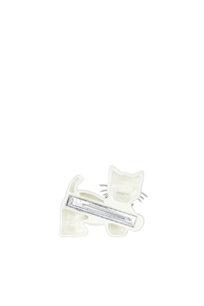 KITTEN HAIR CLIP / WHT