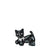 KITTEN HAIR CLIP / BLK