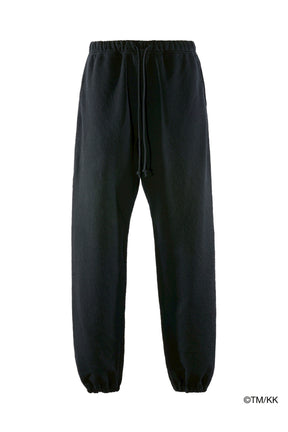 SWEAT PANTS/FLOWER / BLK