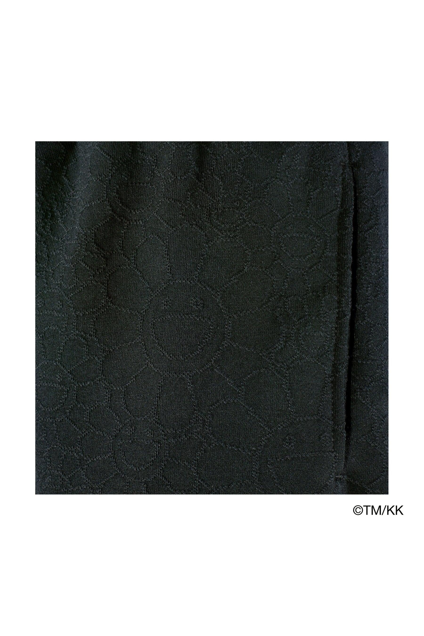 SWEAT PANTS/FLOWER / BLK