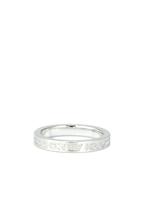 LOGO RING / SIL