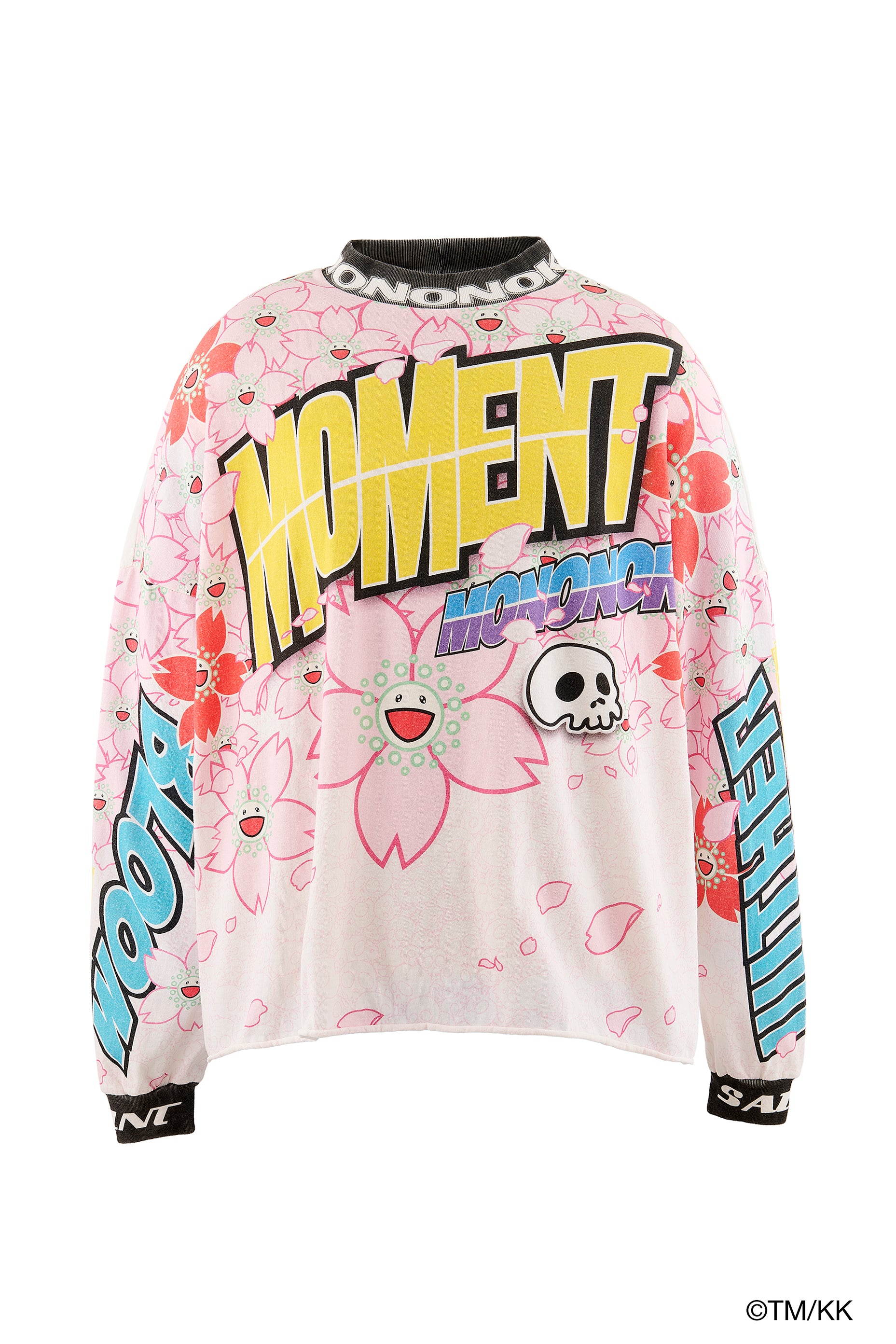 LS T-SHIRT WIDE/SAKURA / WHT