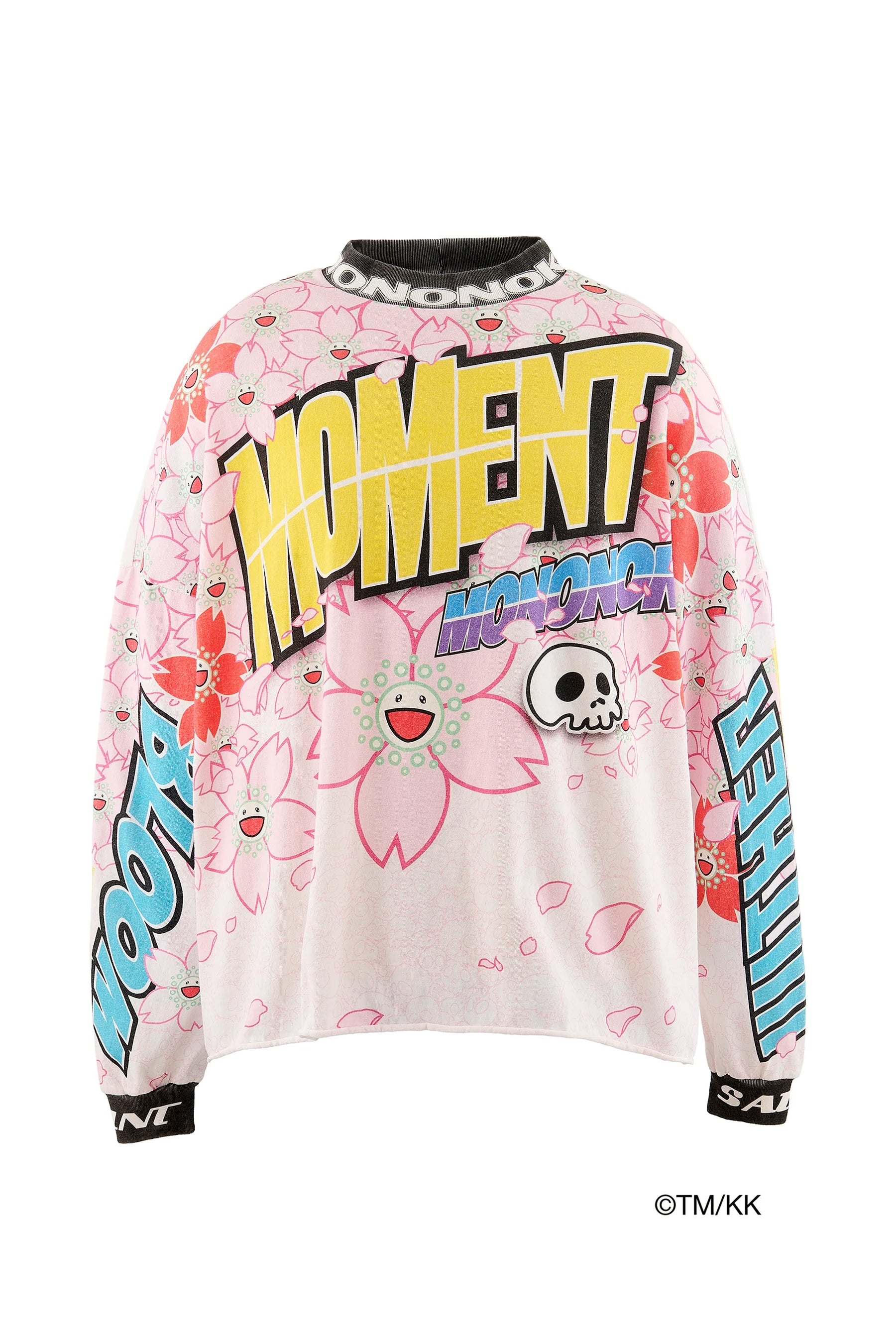 LS T-SHIRT WIDE/SAKURA / WHT