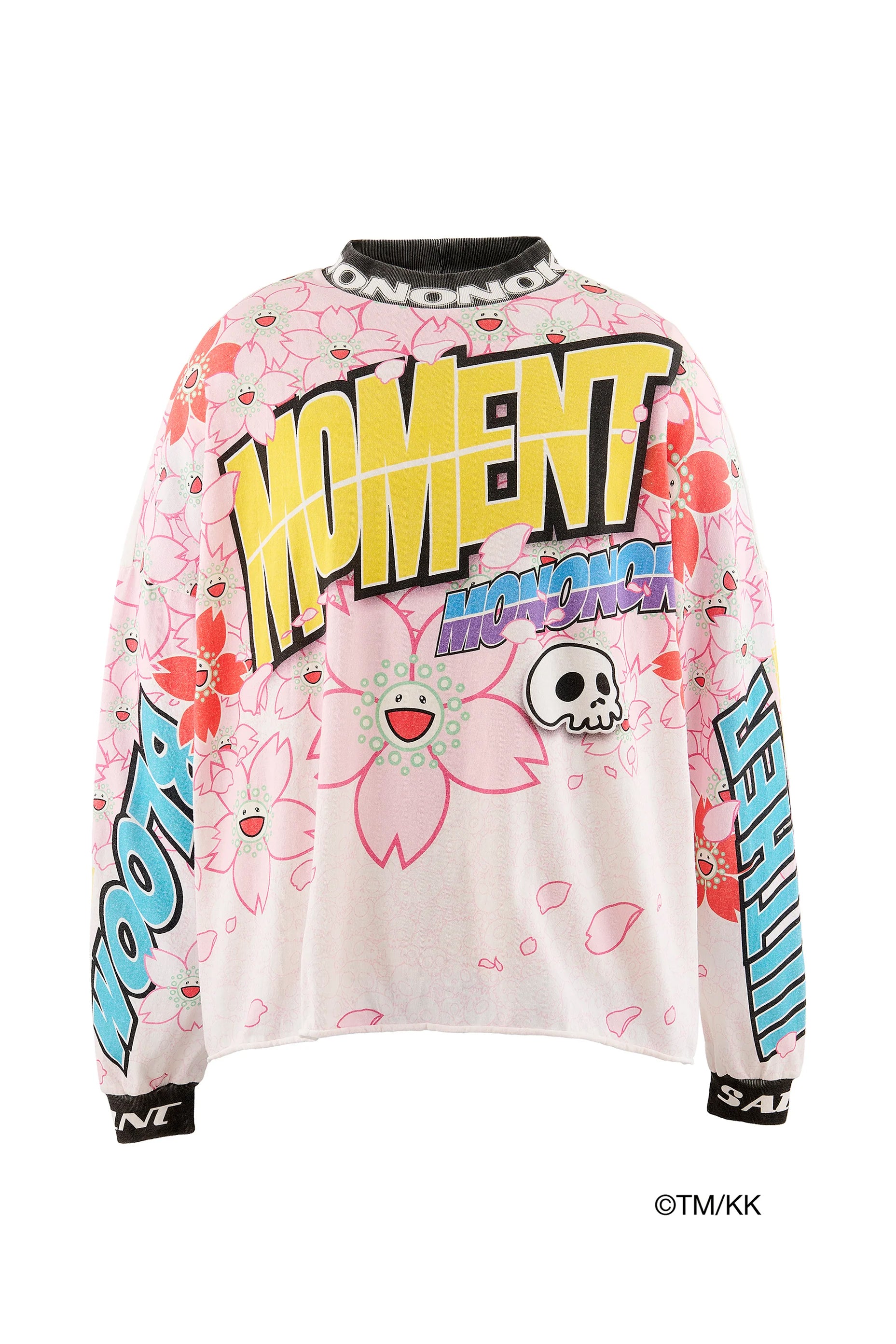 LS T-SHIRT WIDE/SAKURA / WHT