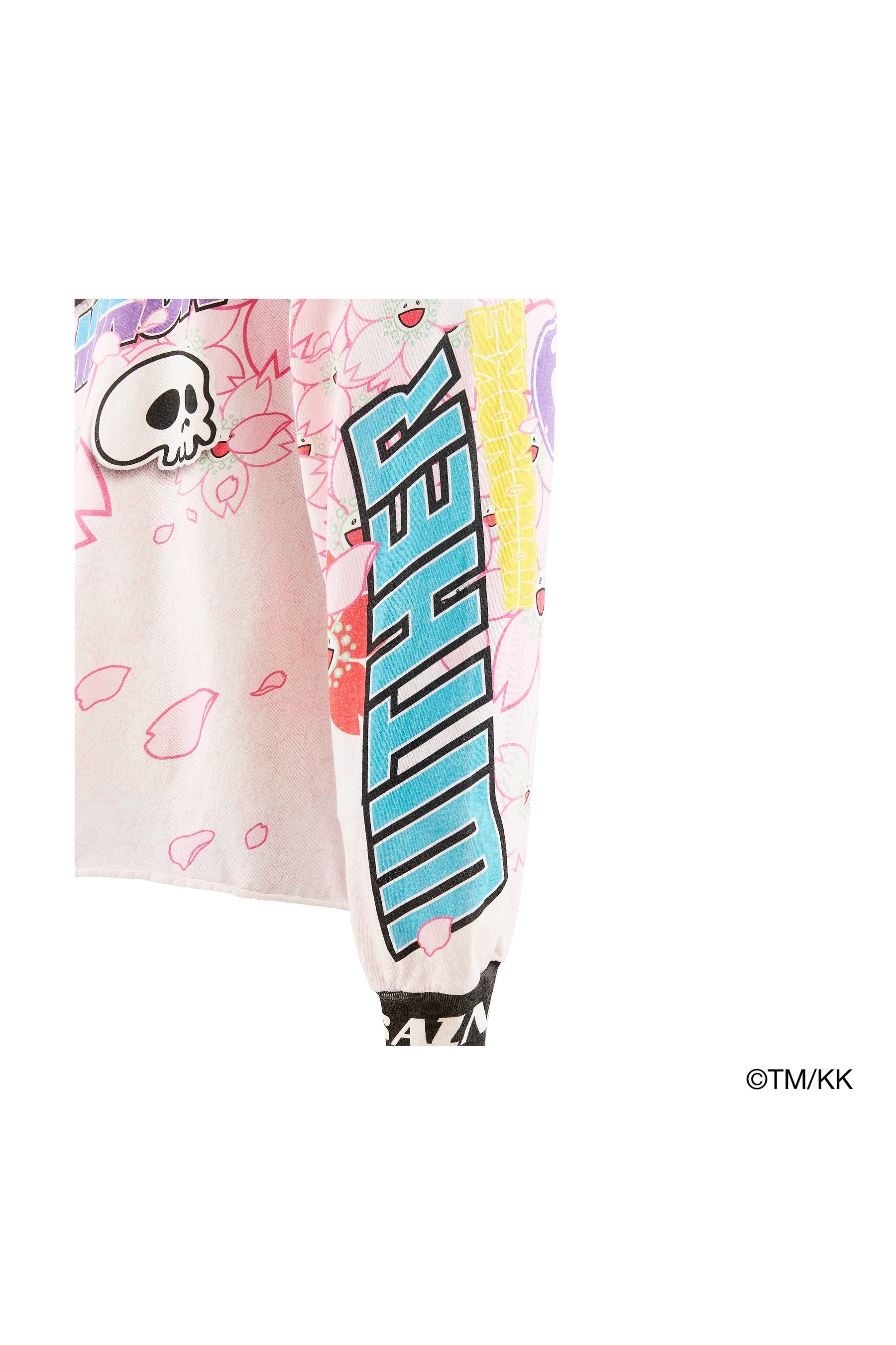 LS T-SHIRT WIDE/SAKURA / WHT