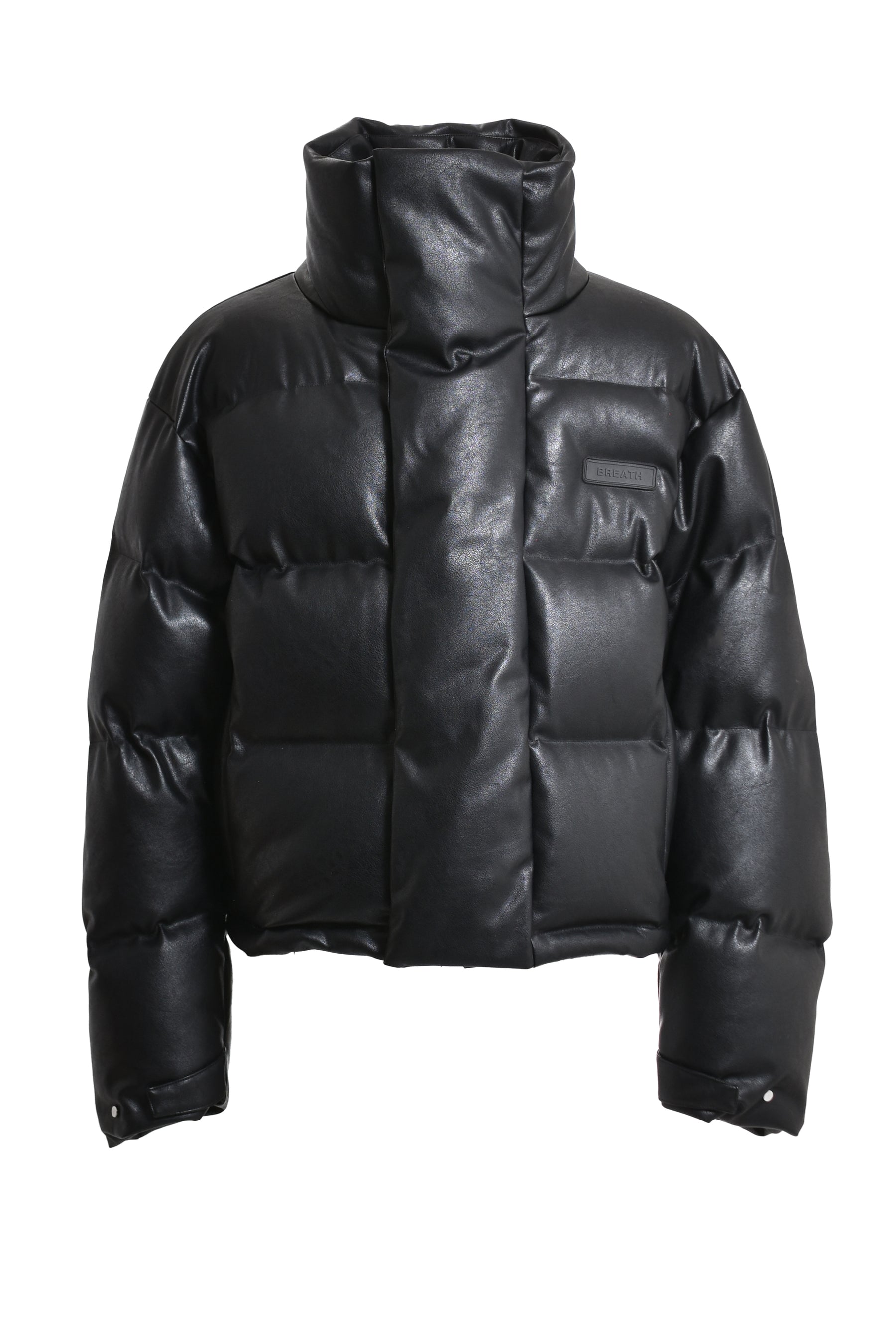 BREATH ブレス FW23 FAUX LEATHER DOWN JACKET / BLK -NUBIAN