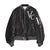 VC VELVET PUFFER BOMBER JACKET / DUSTY BLK