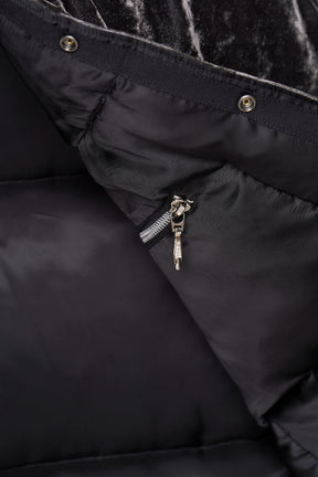 VELVET MOUNTAIN DOWN VEST / DUSTY BLK