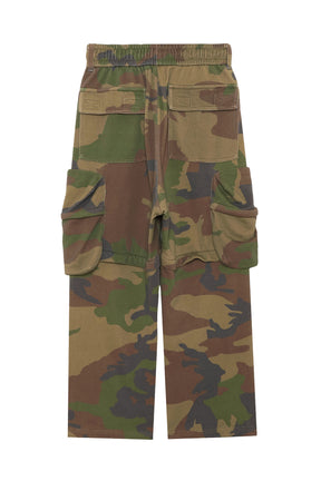 2WAY SWEAT CARGO PANTS / CAMO