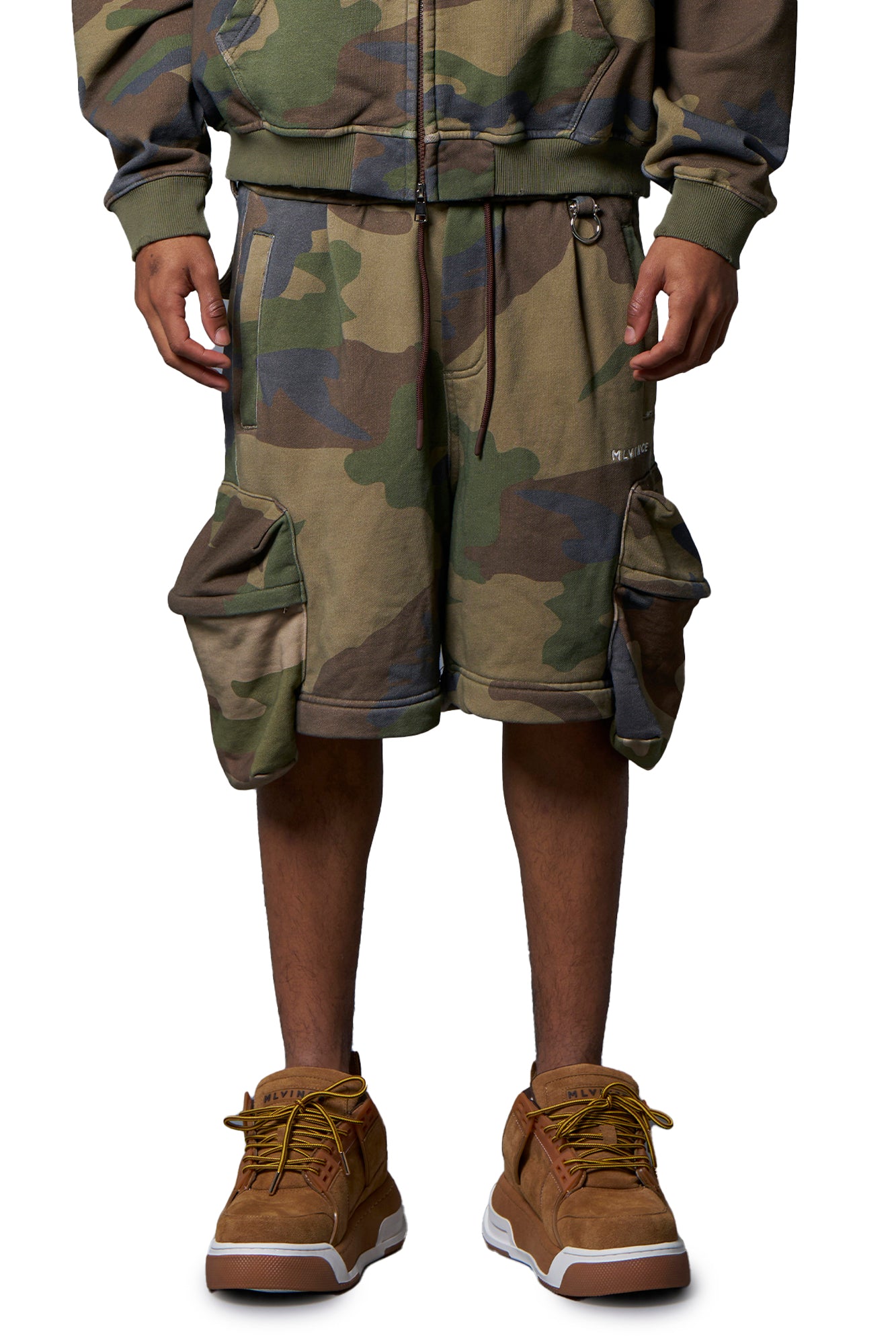 2WAY SWEAT CARGO PANTS / CAMO