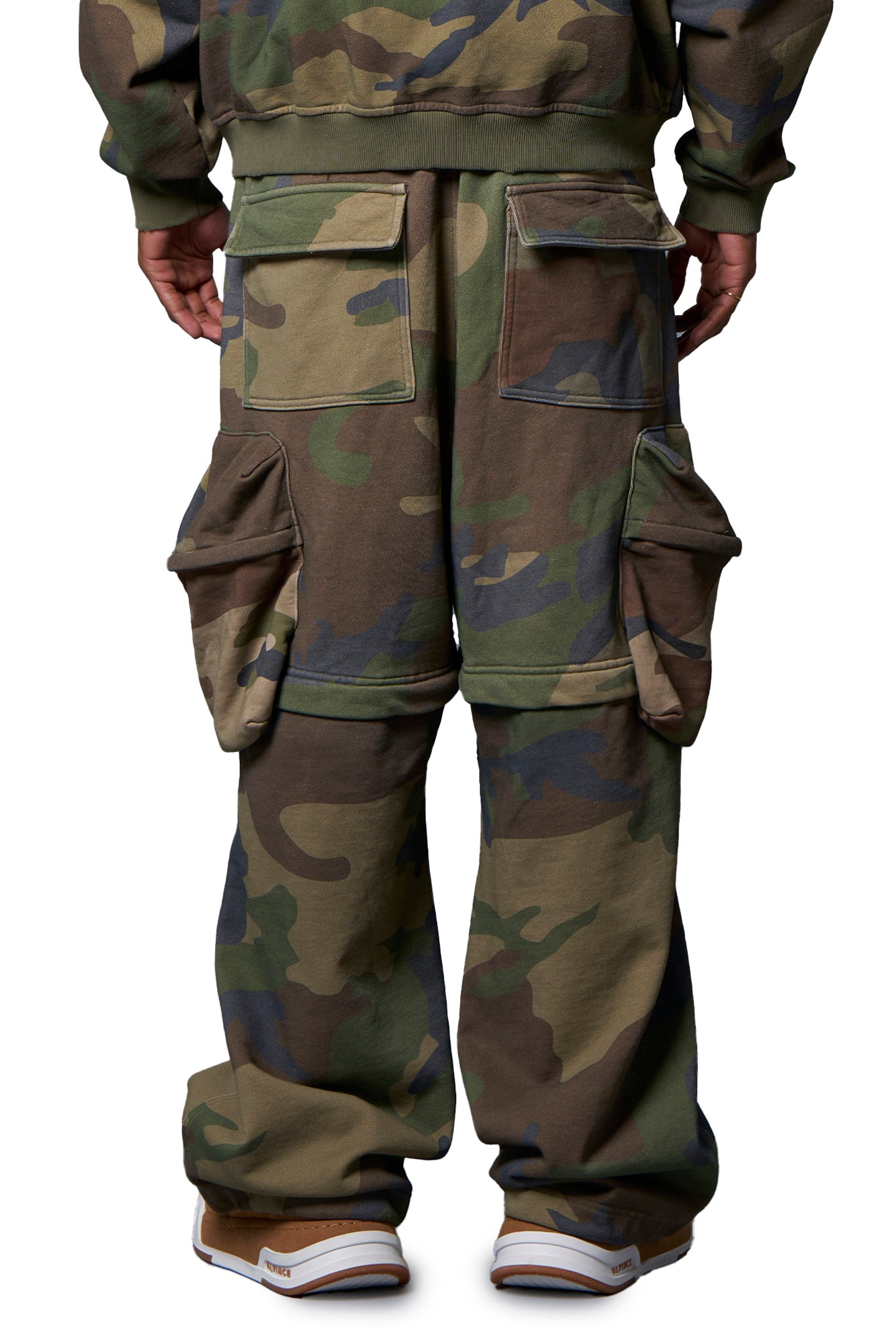 2WAY SWEAT CARGO PANTS / CAMO