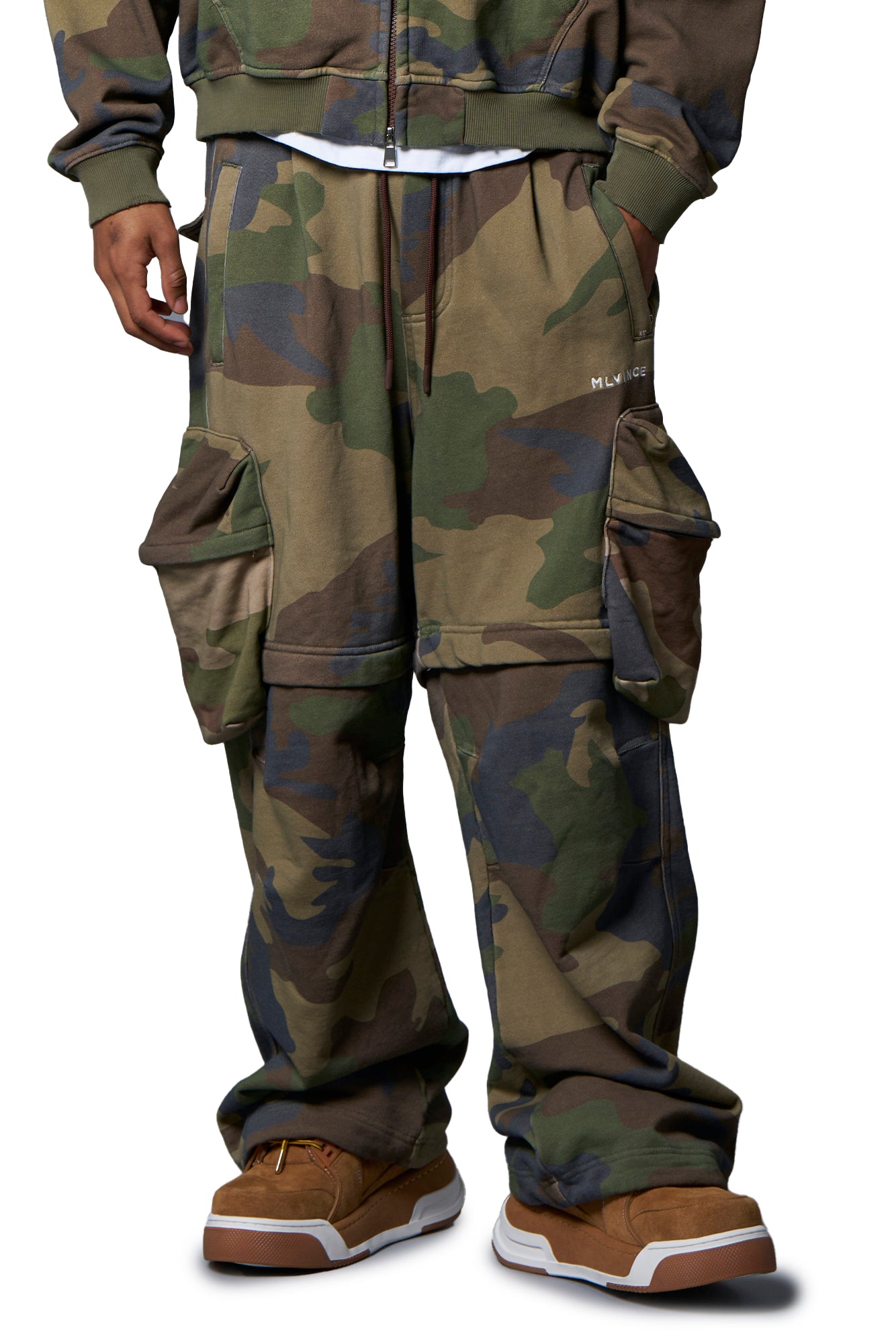 2WAY SWEAT CARGO PANTS / CAMO