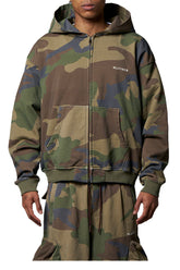 CLASSIC LOGO ZIP UP HOODY  / CAMO