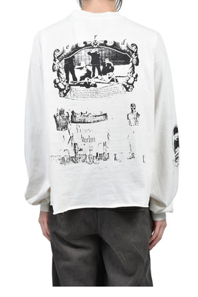 NAPOLEON LS T-SHIRT / FADED WHT