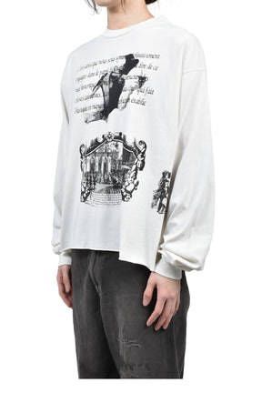 NAPOLEON LS T-SHIRT / FADED WHT