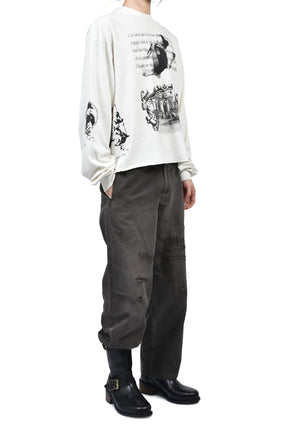 NAPOLEON LS T-SHIRT / FADED WHT