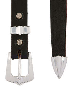 HTC_BELT NARRROW / RINBW STONE/BLK