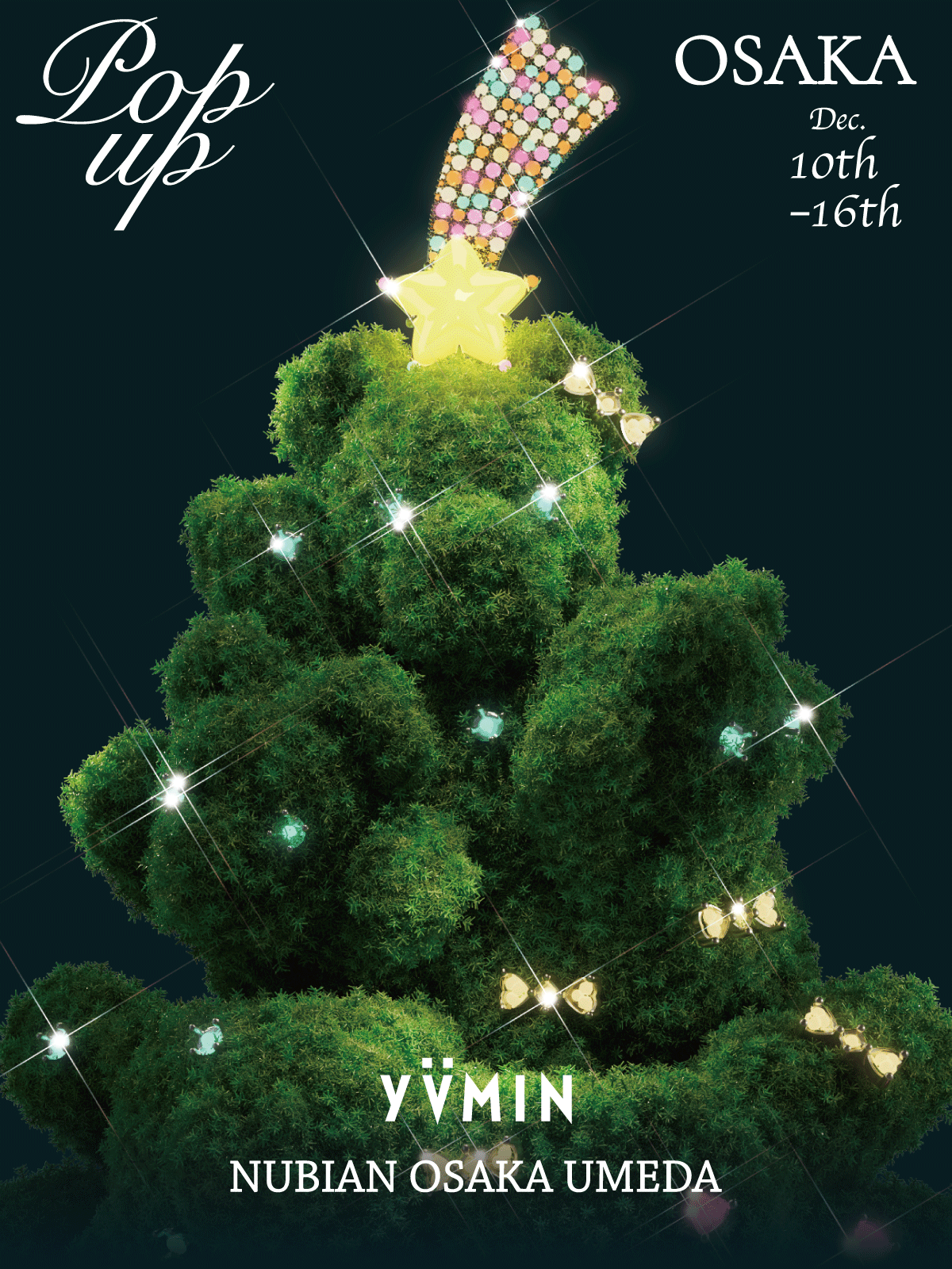 12月10日(水)開催 YVMIN POPUP