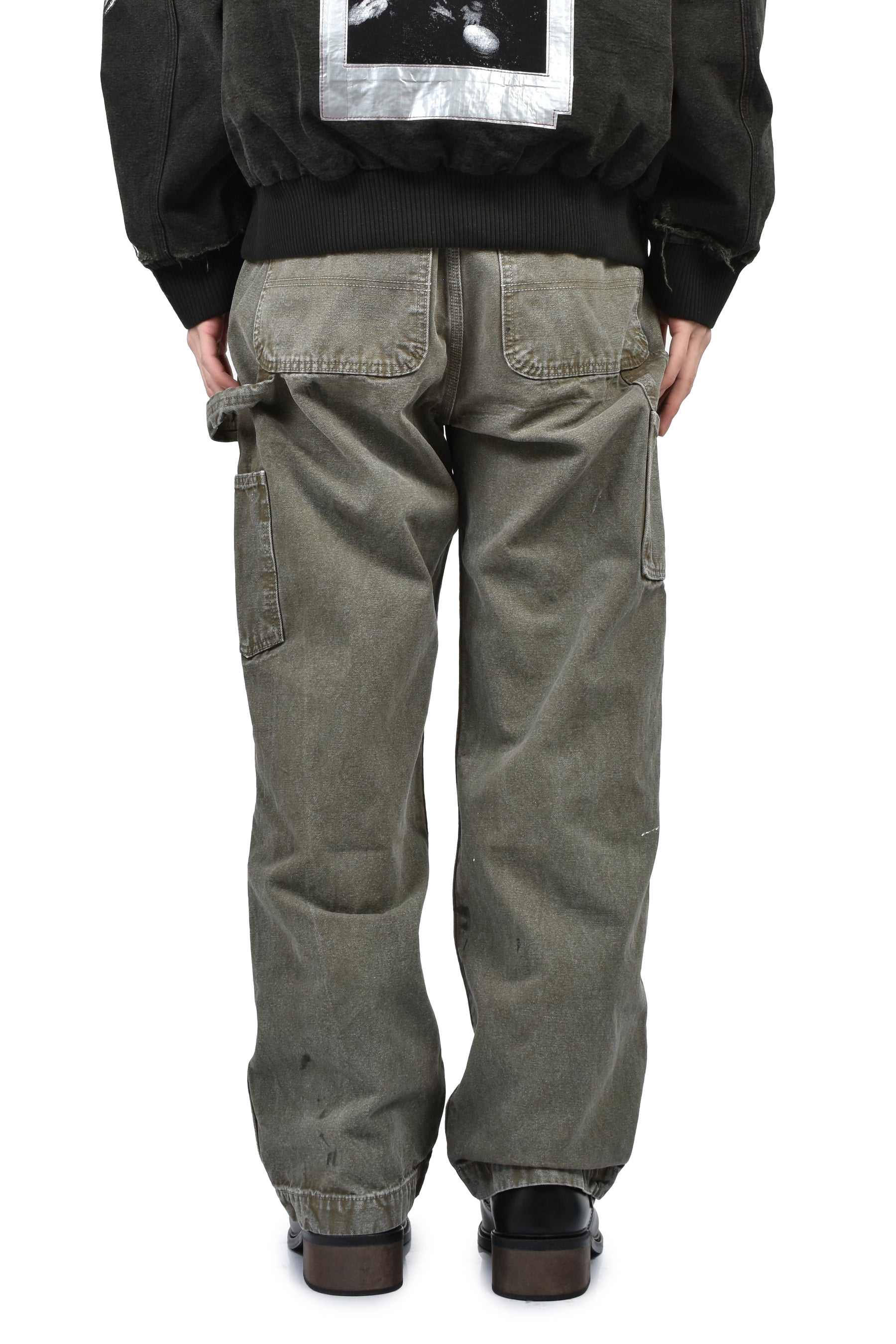 PAINT PANTS / WASHED GRN