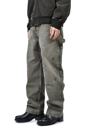 PAINT PANTS / WASHED GRN