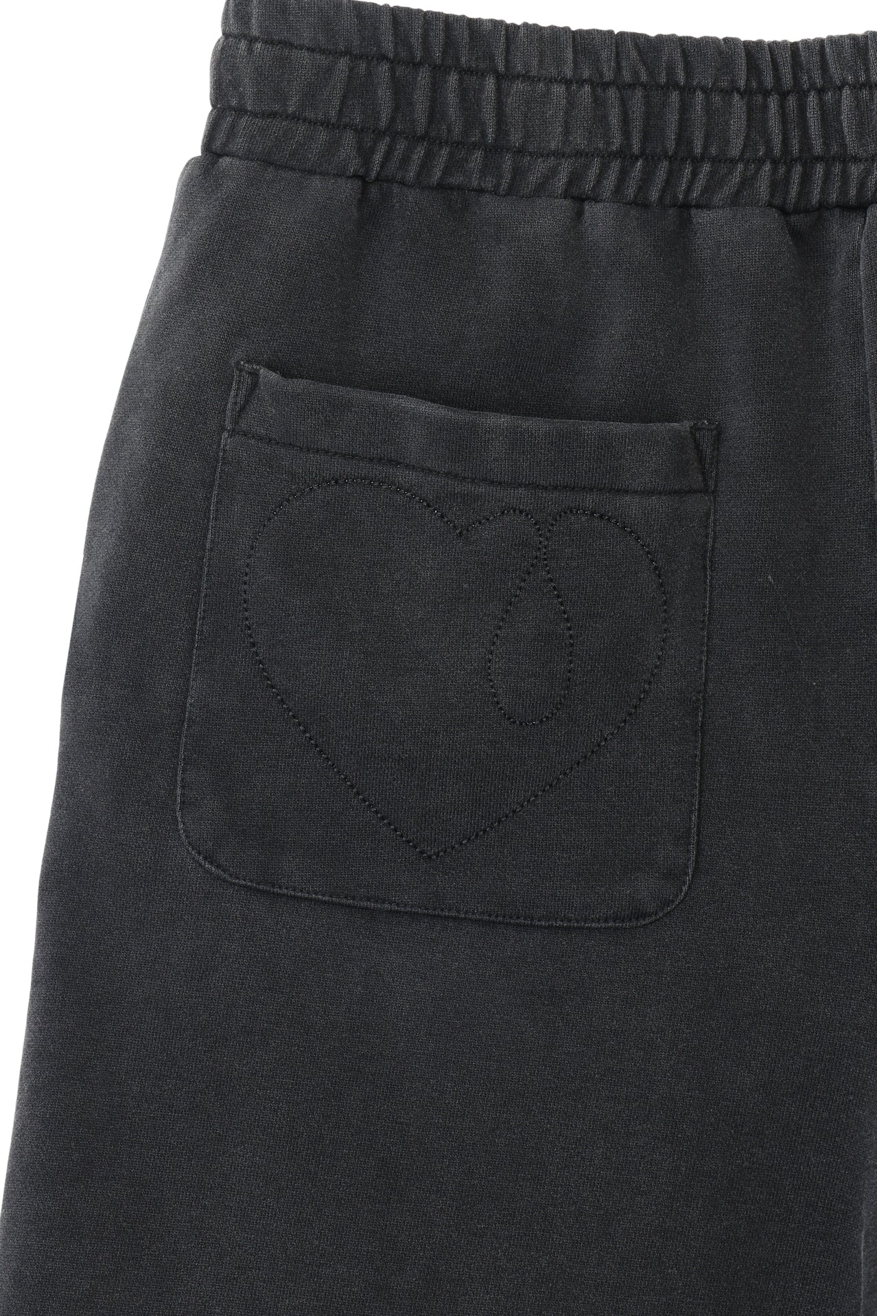 PIGMENT CROPPED WIDE SWEAT SHORT / FADED GRY