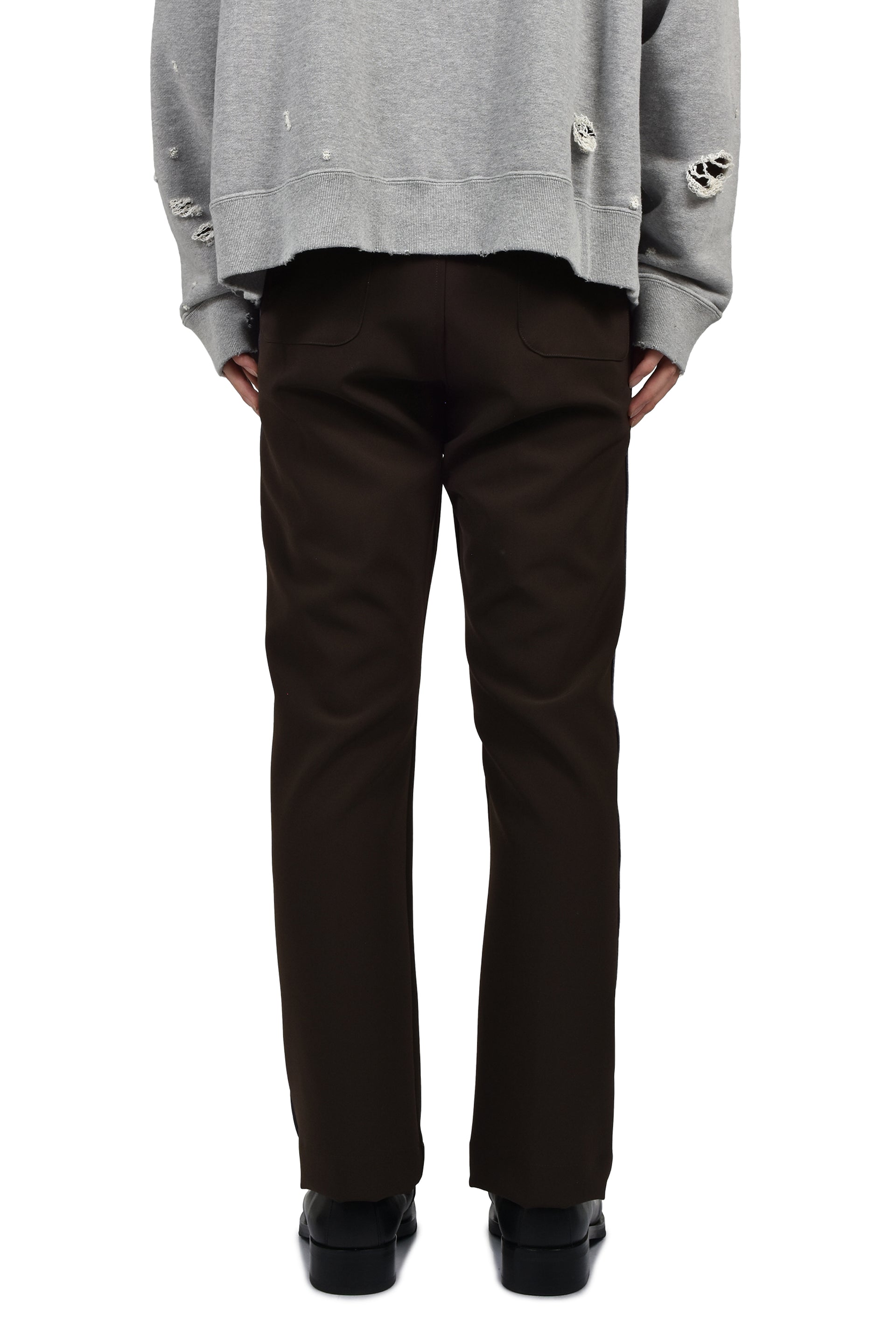 PIPING COWBOY PANT - POLY DOUBLE CLOTH / BRW